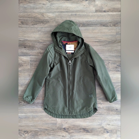 Herschel green jacket, size small - Picture 1 of 2